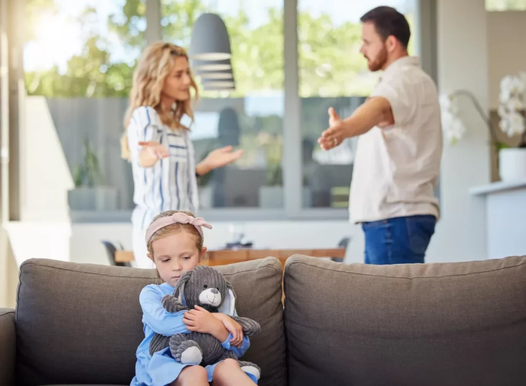 Child during parents fight