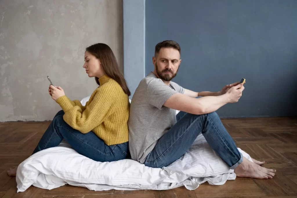 Couple can't communicate with each other